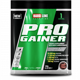 Hardline Pro Gainer 100 g çilek aromalı