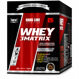 Hardline Whey 3Matrix 26'lı Şaşe 780g