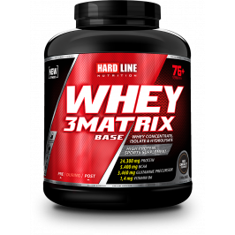Hardline Whey 3Matrix Base 2300g Çikolata